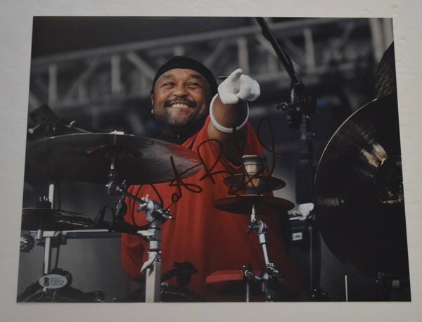 Carter Beauford Signed Autographed 11x14 Photo DMB Dave Matthews Band BAS COA