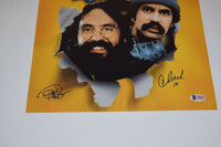 Cheech Marin & Tommy Chong Signed Autographed NEXT MOVIE 12x18 Poster BAS COA