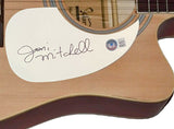Joni Mitchell Signed Autographed Full Size Acoustic Guitar Beckett COA