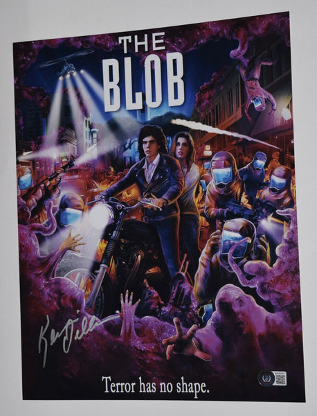 Kevin Dillon Signed Autographed 11x14 Photo The Blob Horror Film Beckett COA