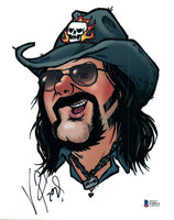 Vinnie Paul Signed Autograph 8x10 Photo PANTERA & HELLYEAH Drummer Beckett COA