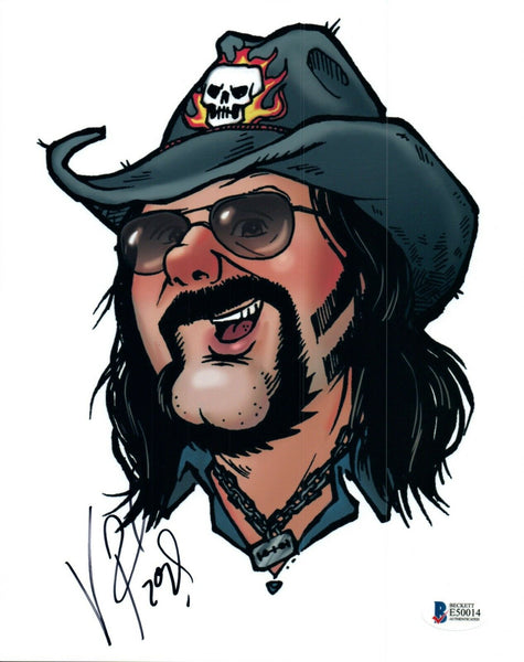 Vinnie Paul Signed Autograph 8x10 Photo PANTERA & HELLYEAH Drummer Beckett COA