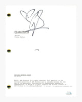 Priyanka Chopra Signed Autographed Quantico Pilot Script Screenplay ACOA COA