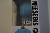 Dan Harmon Signed Rick and Morty MR MEESEEKS 174 Funko Pop Figure Beckett COA
