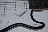 Celine Dion Signed Autographed Electric Guitar Beckett BAS COA
