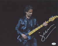 Juan Calleros Signed Autographed 11x14 Photo Mana Band Bassist ACOA COA
