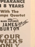James Burton Signed Autograph 11x17 Poster Photo Elvis Presley Guitarist COA
