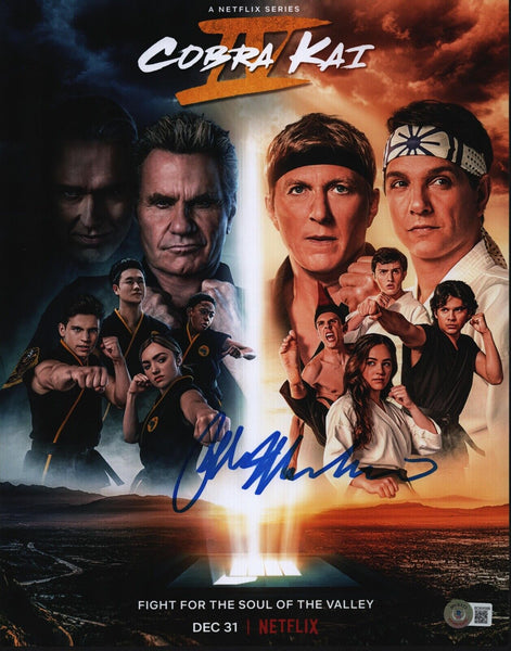 Ralph Macchio Signed Autograph 11x14 Photo The Karate Kid Cobra Kai Beckett COA