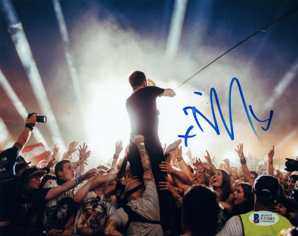 Tim McIlrath Signed Autograph 8x10 Photo RISE AGAINST Beckett BAS COA