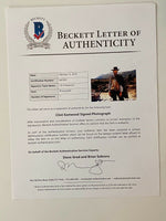 Clint Eastwood Signed The Good, the Bad and the Ugly 11x14 Photo Beckett COA LOA