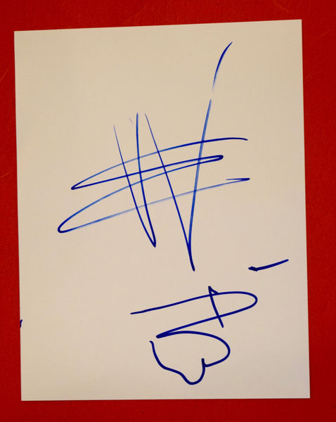 Eric Wilson Bassist of Sublime Hand Drawn Signed Autographed Sketch Drawing A