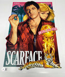 Oliver Stone Signed Autographed Scarface 12x18 Movie Poster Beckett BAS COA