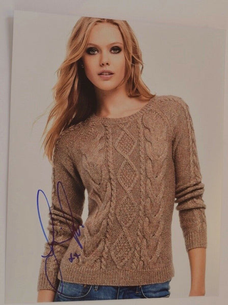 Frida Gustavsson Signed Autographed 11x14 Photo Victoria's Secret Model COA VD