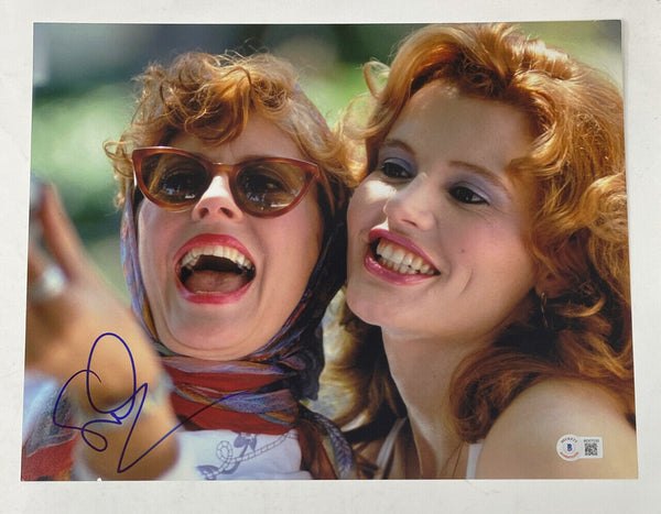 Susan Sarandon Signed Autograph 11x14 Photo Thelma & Louise Actress Beckett COA