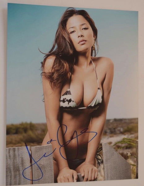 Jessica Gomez Signed Autographed 11x14 Photo Hot Sexy SI Swimsuit Model COA VD