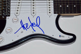 Huey Lewis Signed Autographed Electric Guitar Back To The Future Beckett BAS COA