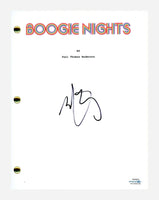 Mark Wahlberg Signed Autographed Boogie Nights Movie Script ACOA COA