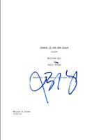 Jason Biggs Signed Autographed ORANGE IS THE NEW BLACK Pilot Script COA VD
