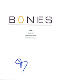 David Boreanaz Signed Autographed BONES Pilot Episode Script COA VD