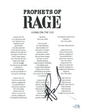 B-Real Signed Autograph Prophets of Rage Living On The 110 Lyric Sheet ACOA COA