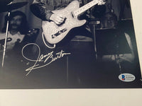 James Burton Elvis Signed 11x14 Photo Elvis Presley TCB Guitarist Beckett COA