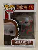 Corey Taylor Signed Autographed Funko Pop Figure Slipknot Beckett BAS COA