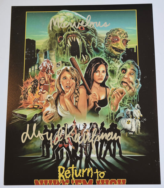 Lloyd Kaufman Signed Autographed 11x14 Photo Return to Nuke Em High Director COA