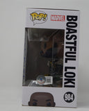 DeObia Oparei Signed Funko Pop Marvel Loki #984 Boastful Loki Autograph BAS COA
