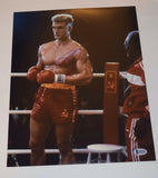 Dolph Lundgren Signed Autographed 11x14 Photo ROCKY IV Ivan Drago Beckett COA