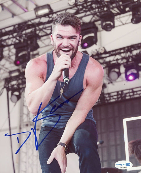 Dylan Scott Signed Autograph 8x10 Photo My Girl Hooked Country Music ACOA COA