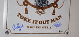 Cheech Marin & Tommy Chong Signed TOKE IT OUT MAN 12X18 Photo Poster BAS COA
