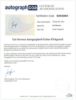 Cat Stevens Signed Autographed Full Size Acoustic Guitar Yusuf Islam ACOA COA