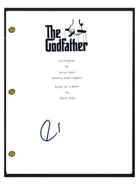 Al Pacino Signed Autographed THE GODFATHER Movie Script Screenplay COA