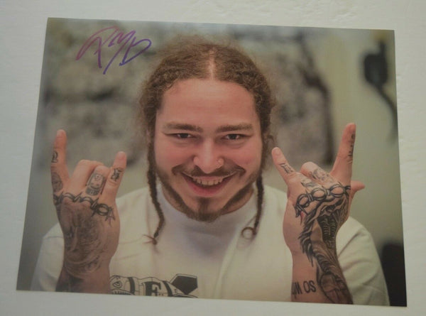 Post Malone Signed Autographed 11x14 Photo STONEY BEERBONGS & BENTLEYS COA