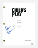 Don Mancini Signed Autograph CHILD'S PLAY Movie Script Chucky Director ACOA COA