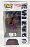 Jonathan Majors Signed Autograph Funko Pop Loki He Who Remains 1062 Beckett COA