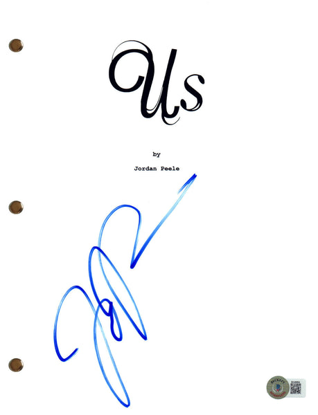 Jordan Peele Signed Autograph Us 2019 Movie Script Screenplay Horror Beckett COA
