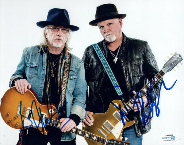 Brad Whitford & Derek St. Holmes Signed Autographed 8x10 Photo ACOA COA