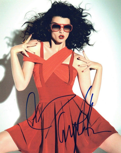 Crystal Renn Signed Autographed 8x10 Photo Hot Sexy Fashion Model COA VD