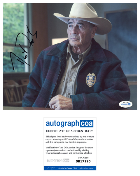 Robert Forster Signed Autographed 8x10 Photo Twin Peaks ACOA COA