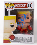 Dolph Lundgren Signed Autograph Funko Pop Rocky IV Ivan Drago #21 ACOA COA