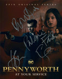 Pennyworth Cast Signed Autographed 8x10 Photo x4 Jack Bannon Paloma Faith COA