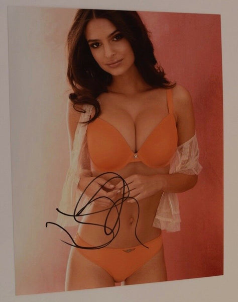 Emily Ratajkowski Signed Autographed 11x14 Photo Hot Sexy Model COA VD