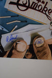 Cheech Marin & Tommy Chong Signed 12x18 Poster Photo UP IN SMOKE Beckett COA