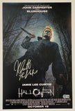 Nick Castle Signed Halloween 2018 11x17 Movie Poster Michael Myers Beckett COA