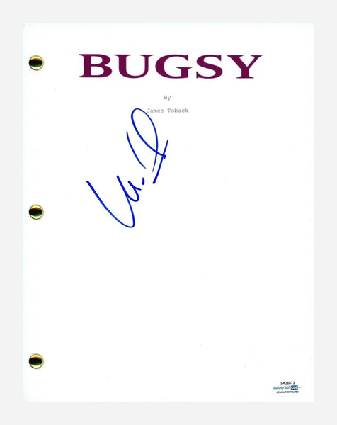 Warren Beatty Signed Autographed BUGSY Movie Script Screenplay ACOA COA