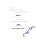 George Nolfi Signed Autograph THE BOURNE ULTIMATUM Movie Script COA VD