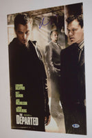 Matt Damon Signed Autographed 12x18 Photo Poster THE DEPARTED Beckett BAS COA