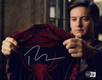 Tobey Maguire Signed Autograph Spider-Man 8x10 Photo Marvel Beckett COA LOA