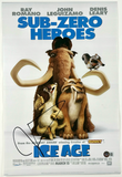 John Leguizamo Signed Ice Age Movie Poster 12x18 Photo Autograph Beckett COA